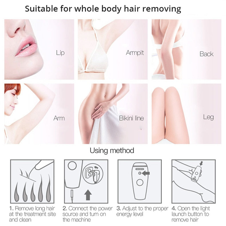 Whole body hair removing guide